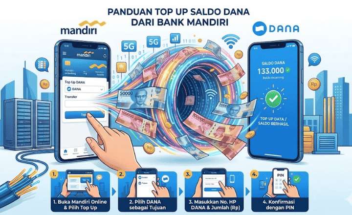 Sekarang Transfer Mandiri ke DANA Lebih Mudah